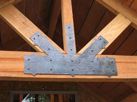 how to make your own decorative metal beam brackets|cedar beam metal brackets.